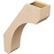 Ekena Millwork 5-inch W x 18-inch D x 24-inch H Legacy Rough Cedar Woodgrain TimberThane Knee Brace, Primed BRCUR05X18X24LECRCPR - alternate 6